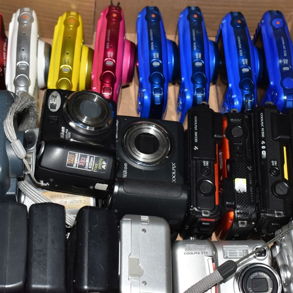 Detail From Collection Of 100 Digital Cameras Sold £1,200