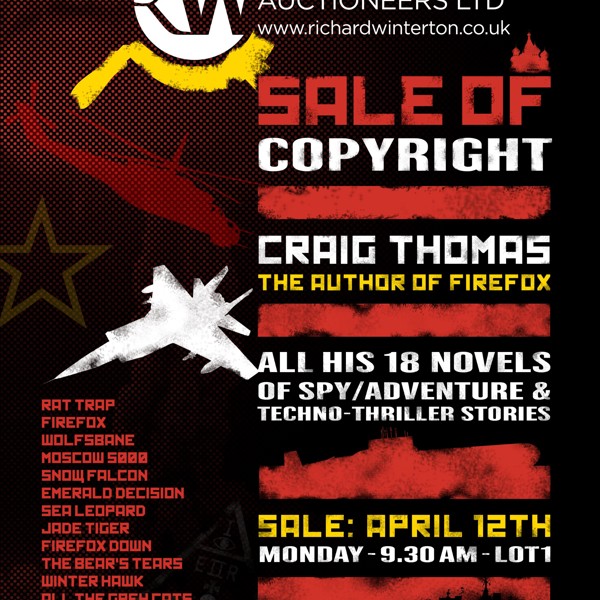 Craig Thomas Copyright Sold 36 000
