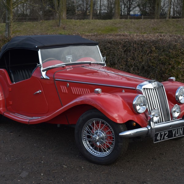 1954 MG TF 1500 Vintage Sports Roadster Sold £13,600 2