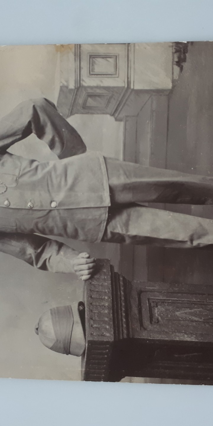 Aiers In 1903 In His Summer Uniform