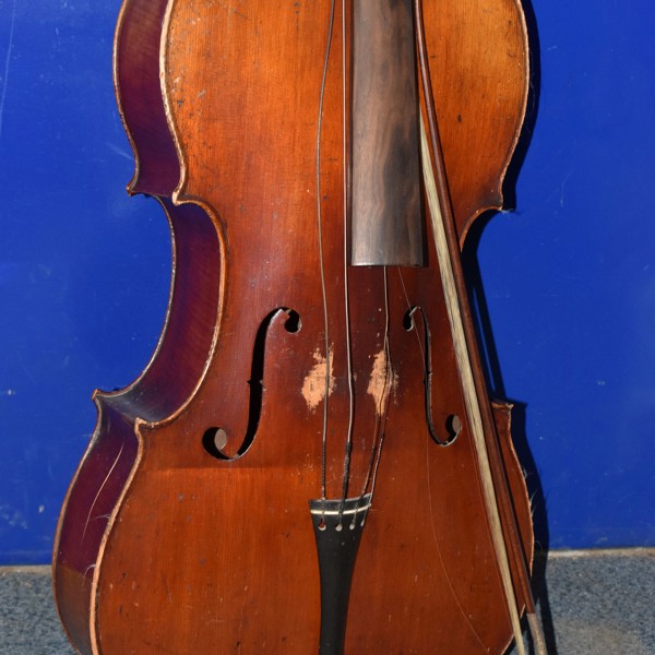 Cello And Horse Hair Bow Sold £1,400 (Detail)