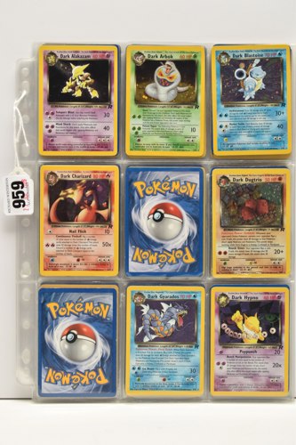 Lot 959, a near complete Pokémon Team Rocket set.