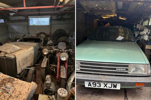 The vehicles were a barn find at a Lichfield house clearance.