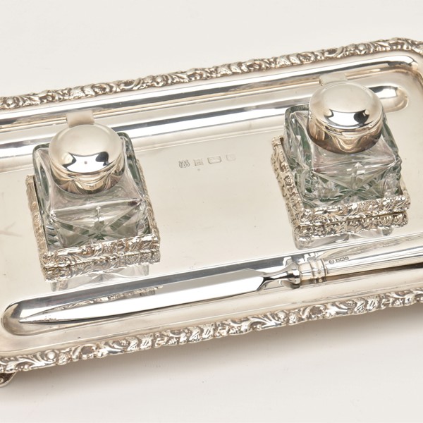 Elizabeth II Silver Deskstand And Letter Opener Sold £380
