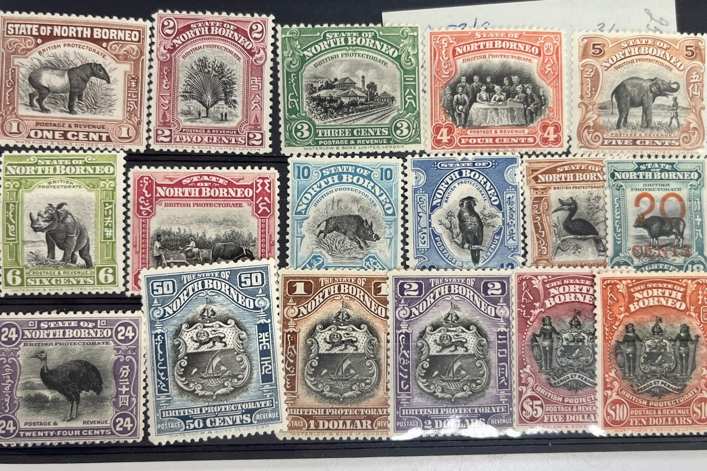 1925 North Borneo Stamps Set Less Couple Of Minor Values Web