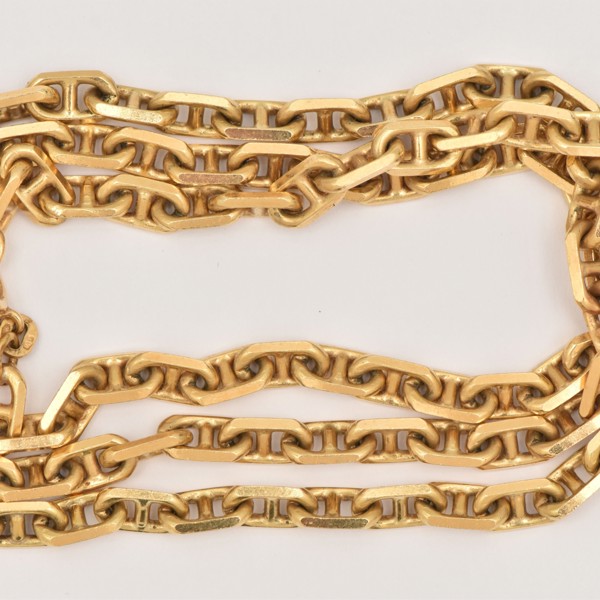 18Ct Gold Italian Mariner Chain Necklace Sold £4,000