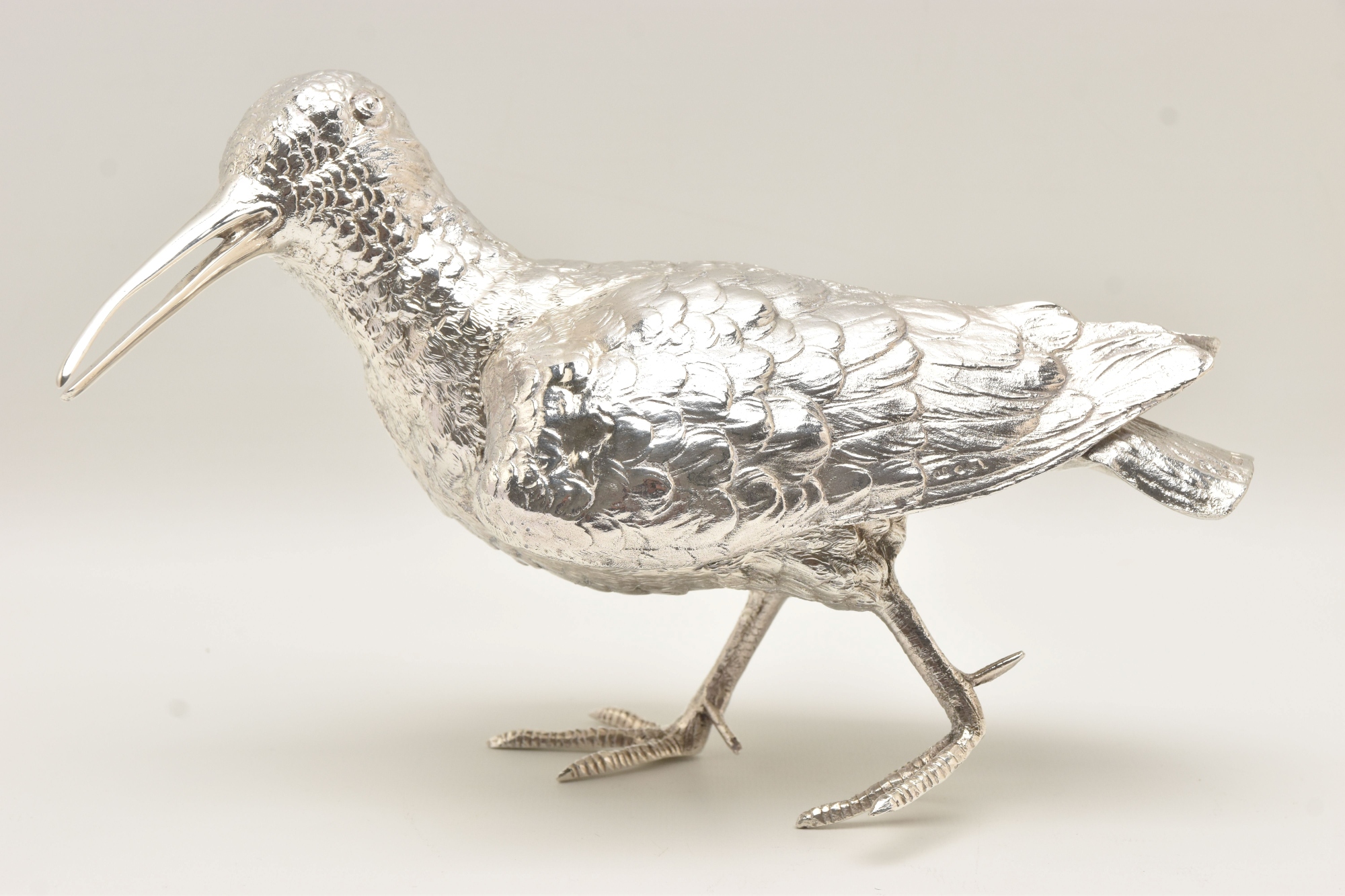 Queen Elizabeth II cast silver woodcock table figure sold £1,350.jpg