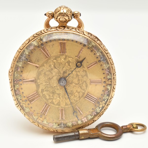 Late Georgian 18Ct Gold Pocket Watch Sold £900