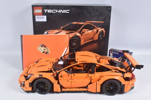 Lot 13: A LEGO Technic 1:8 scale Porsche 911 T3 RS.
