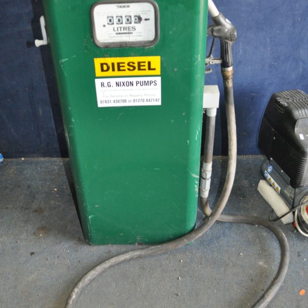 Mid Century Tokheim 2197 Fuel Pump Sold £300