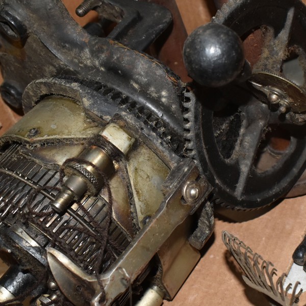 Early C20th Golden Fleece Sock Knitting Machine Sold £460