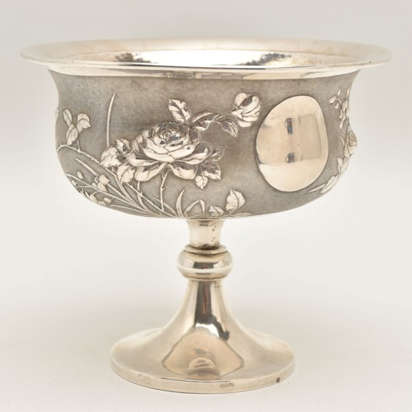 Early C20th Chinese Silver Pedestal Bowl Sold £320