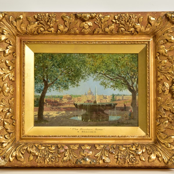‘The Fountain, Rome’ By Antonietta Brandeis Sold £3,800