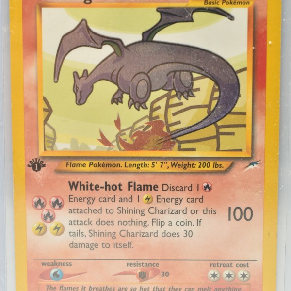 Pokemon Neo Destiny First Edition Shining Charizard Sold £1,350