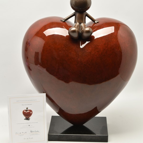'Big Love (Deluxe)' Bronze Sculpture By Doug Hyde Sold £2,900