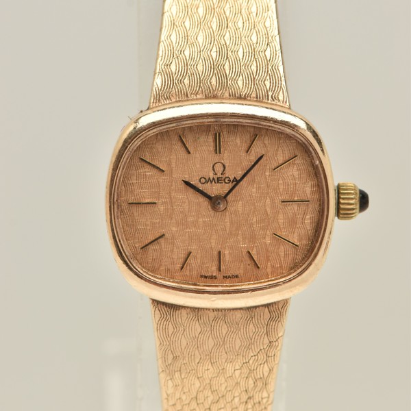 Omega Watch With Articulated Mesh Bracelet Sold £800