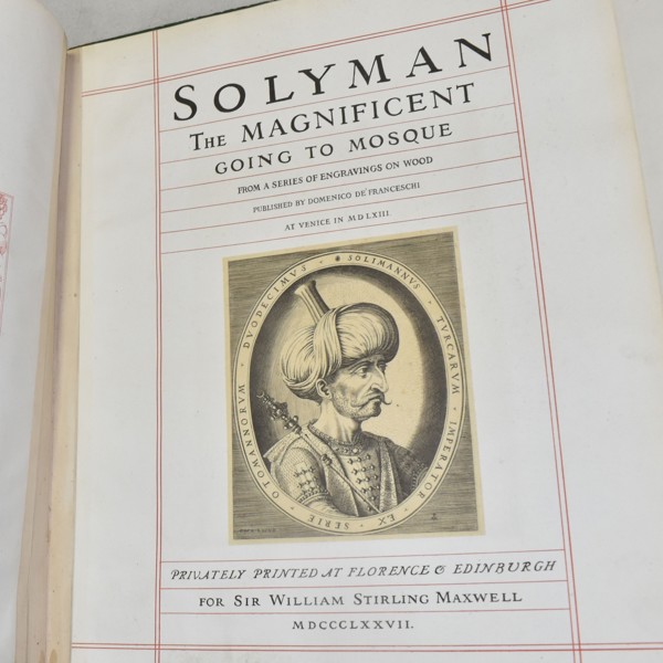 Solyman The Magnificent Going To Mosque Private Printing Sold £600