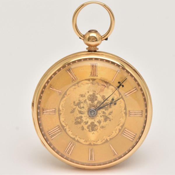 18ct gold pocket watch with floral dial sold £1,800.jpg