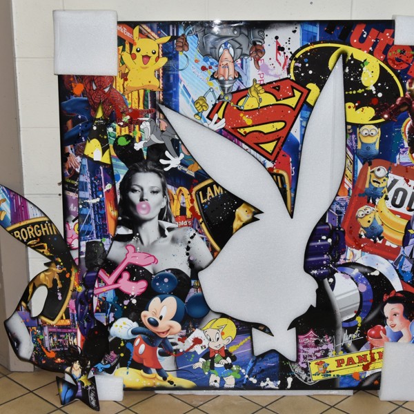 Auguste 'Playboy Kate' Mixed Media Sold £420