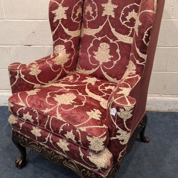 Late C19th early C20th wingback armchair sold £560.jpg