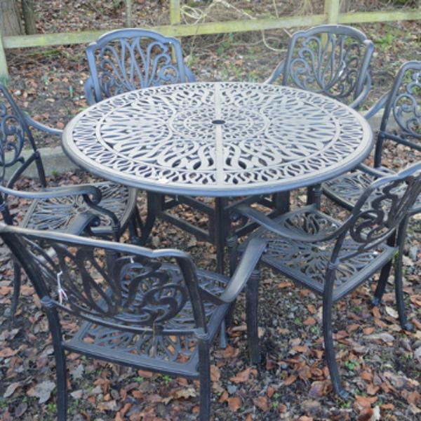 Wrought Iron Garden Table Sold £500