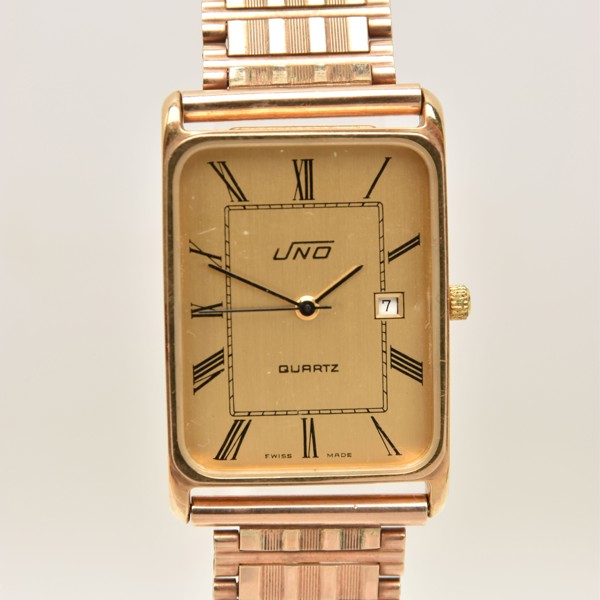 9Ct Gold Uno Watch Sold £720