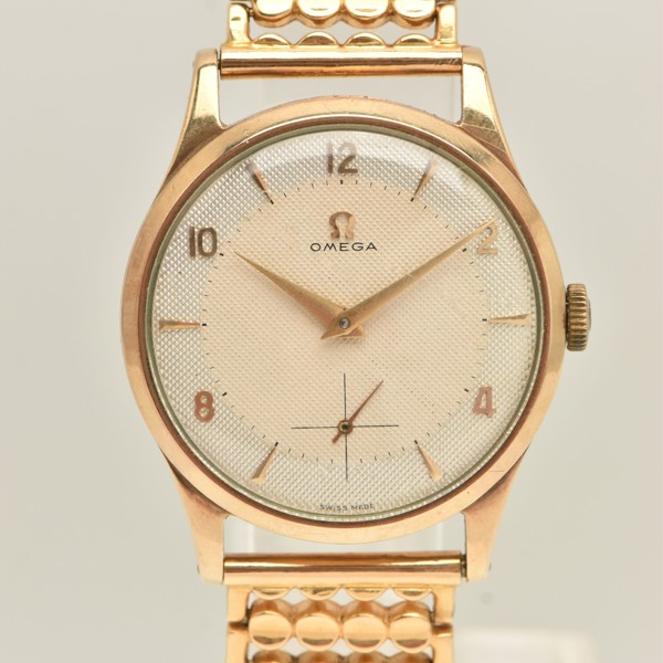 Omega 9Ct Gold Watch Sold £2.500