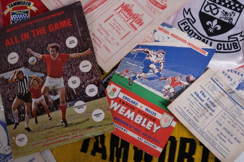 A small selection of the collection including the rare All In The Game programme, when Bristol City hosted Wolves, Leeds United, Hearts, West Ham, Derby County, Manchester United and Norwich City at Ashton Gate on July 17-18 1976.
