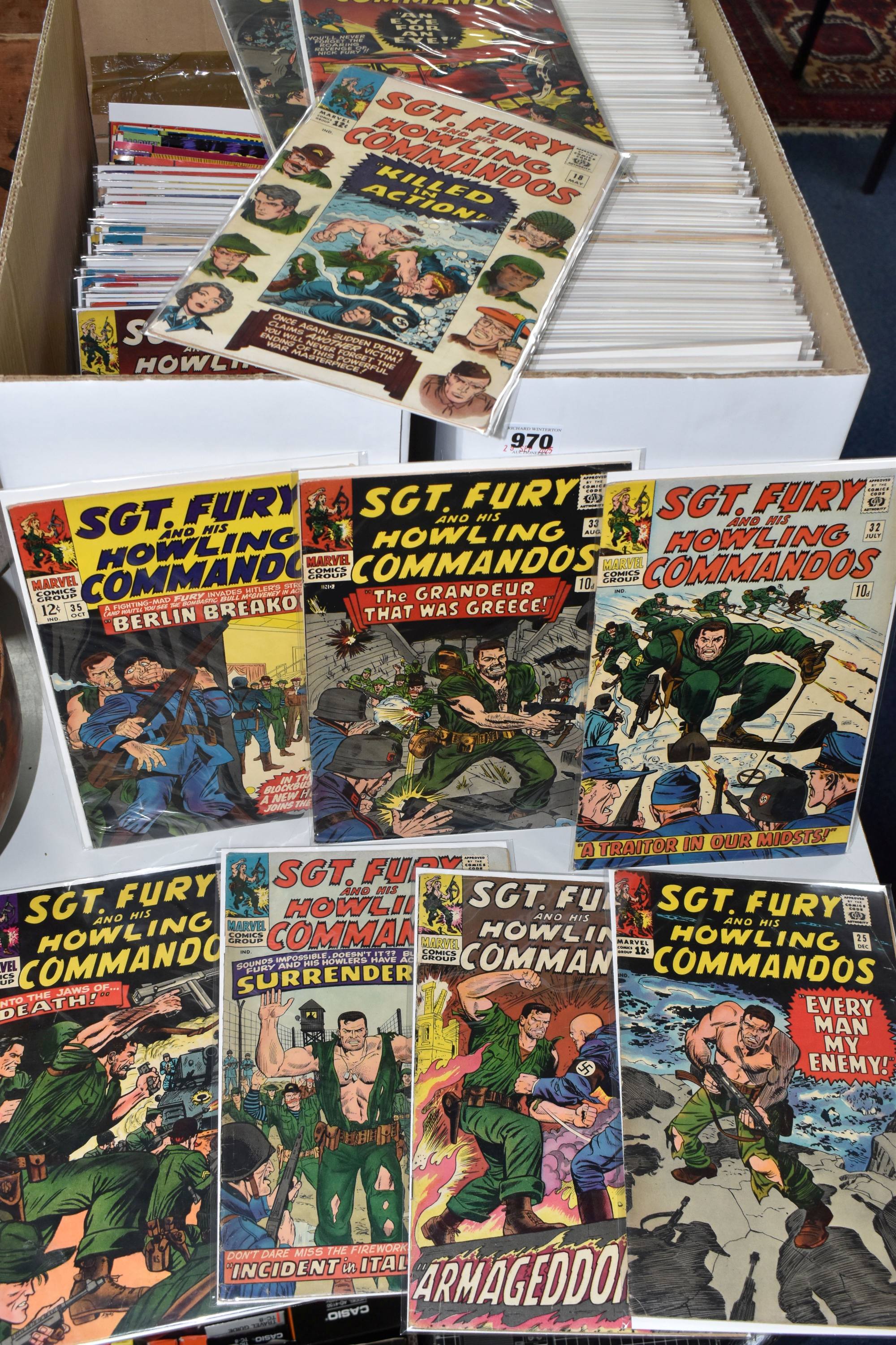 Collection Of Marvel Comics Sold £600