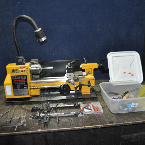 Clarke CL300M Mini Metalworking Lathe Sold £340