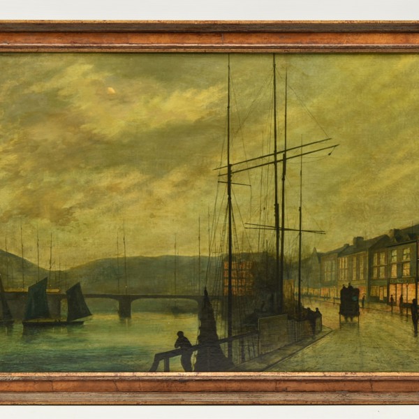 Whitby Harbour At Night, After John Atkinson Grimshaw Sold £1,150