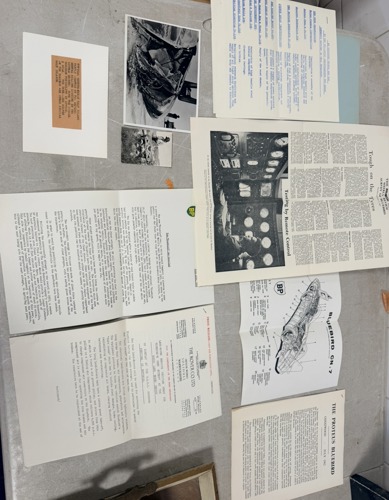 The collection features notes and press releases relating to Donald Campbell’s historic Bluebird land-speed record attempts.