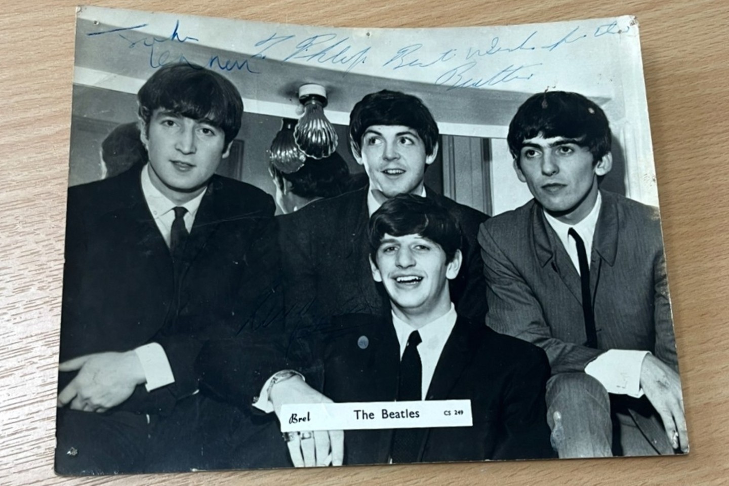 Beatles Autographs Front Web