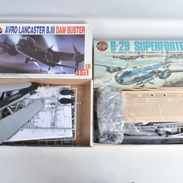 Detail From Large Collection Unbuilt Models Mainly Aircraft Sold Total £3,405