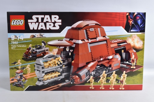 Star Wars LEGO Trade Federation MTT, sold at £640.