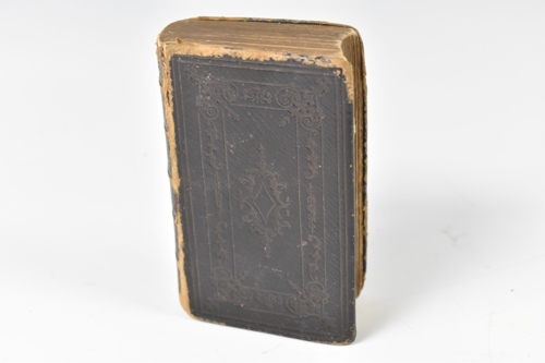 The leather-bound book has been in the possession of a UK collector who bought it at auction in 2007.