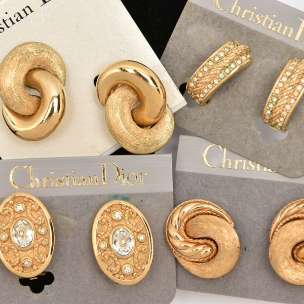 Christian Dior Clip On Earrings Sold £220