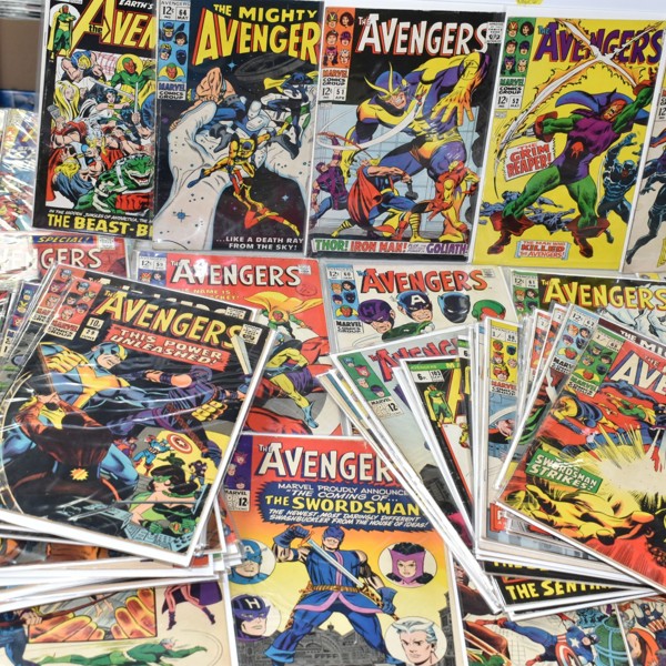 Collection Of Avengers Marvel Comics Sold £700
