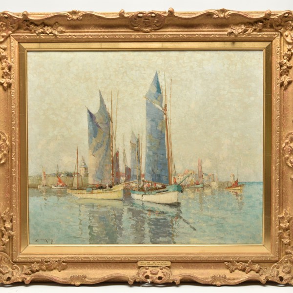 'Tunny Boats, Concarneau' Attributed To William Lee Hankey Sold £1,600