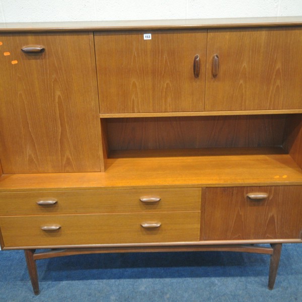 G Plan Mid Century Teak Highboard Sold £200 Web