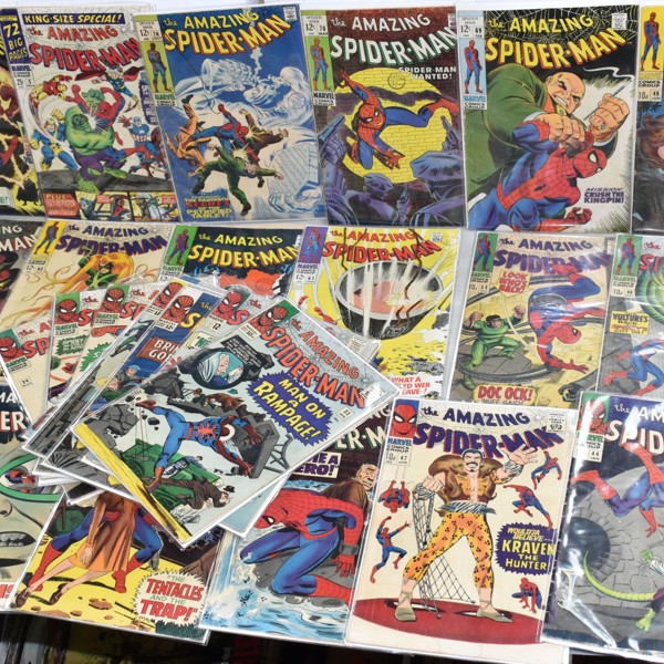 Collection The Amazing Spider Man Marvel Comics Sold £1,900