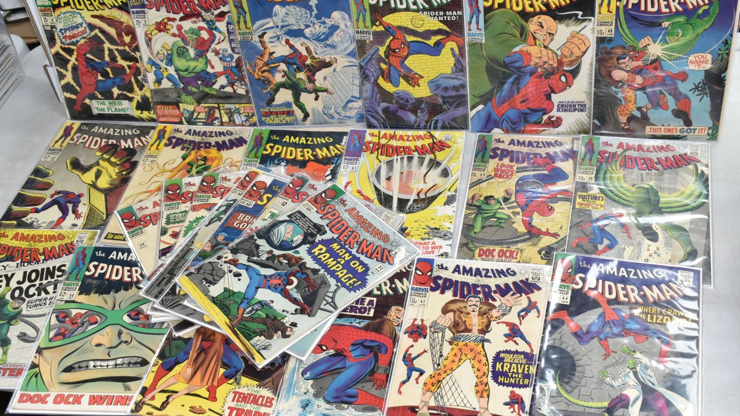 Collection The Amazing Spider Man Marvel Comics Sold £1,900