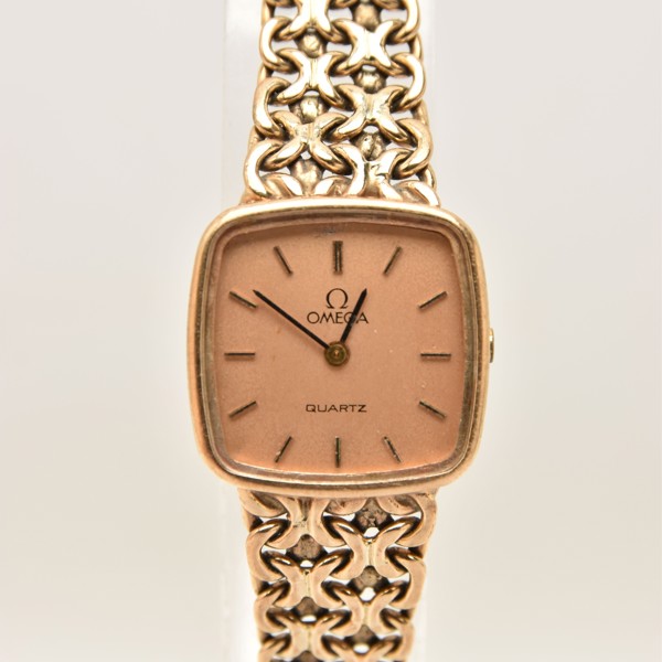 9Ct Gold Omega Watch Sold £500