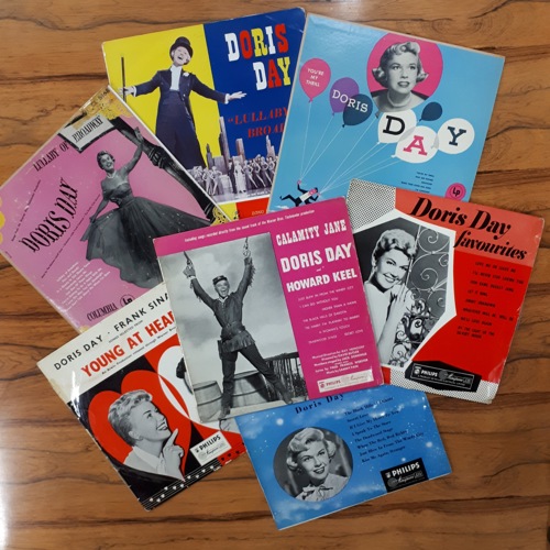 Mr Sherratt’s favourite film star was Doris Day and Monday’s sale includes these vintage 10ins LPs.