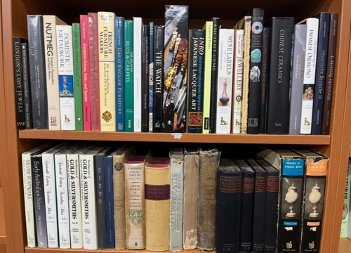 Mr Baggott’s library incorporates a huge amount of special knowledge on silver and antiques.