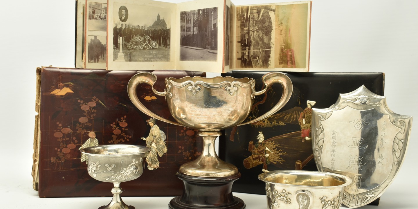 Photo Albums And Chinese Silver