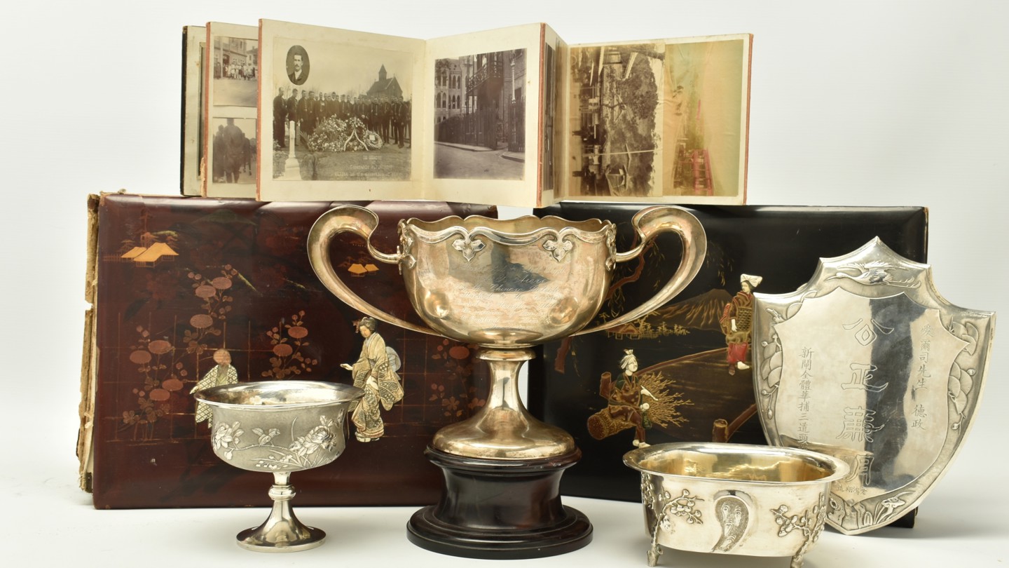 Photo Albums And Chinese Silver