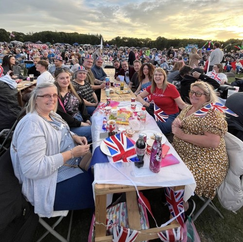 Friends and colleagues were amongst more than 12,000 people watching.