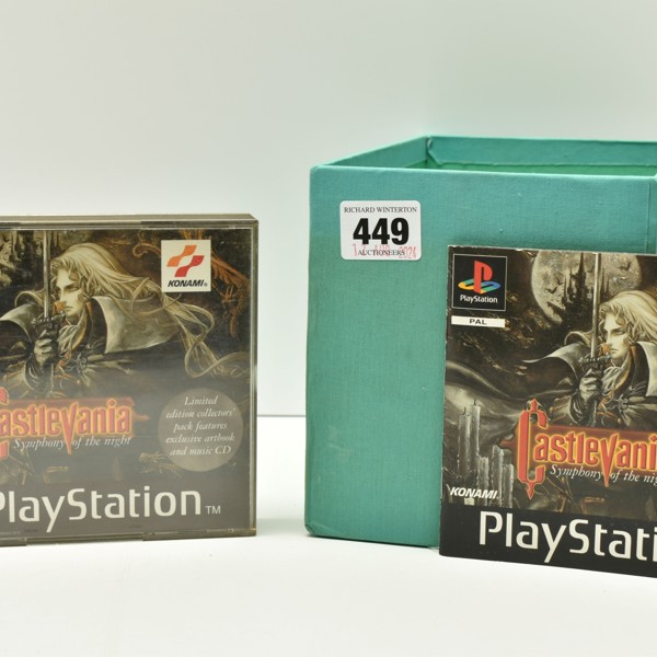 Playstation Game Castlevania Symphony Of The Night Boxed Sold £360
