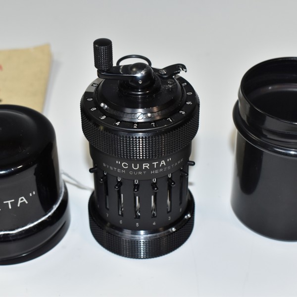 Cased Curta Type 1 Calculator Sold £750